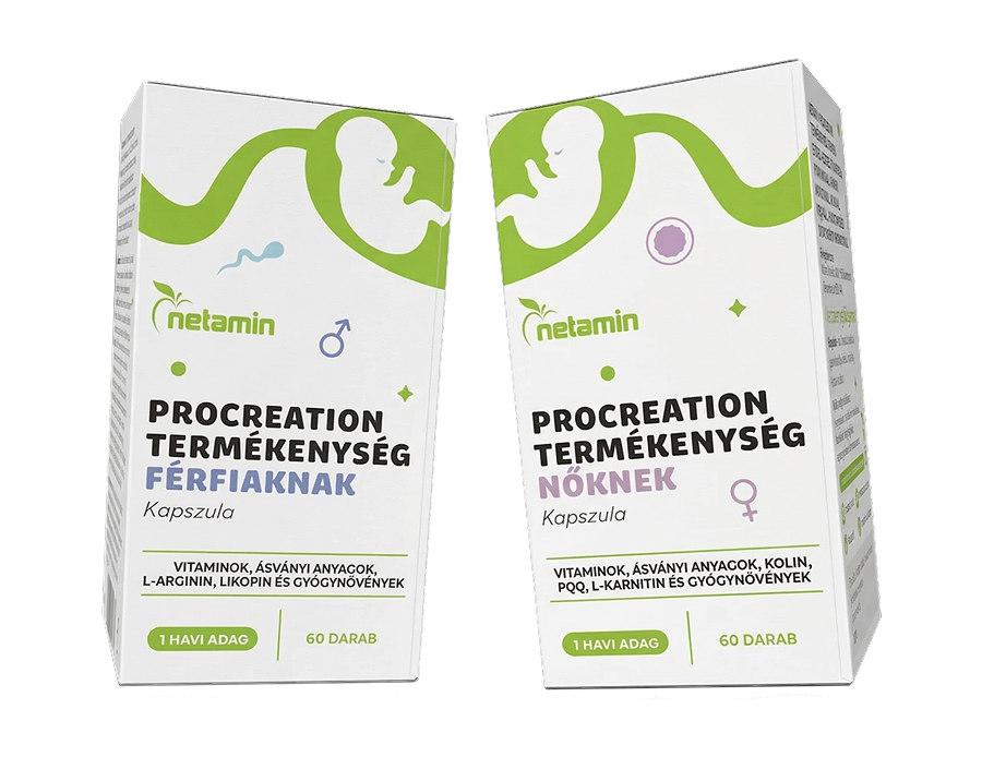 Procreation férfi és női kapszulák a termékenység támogatásához